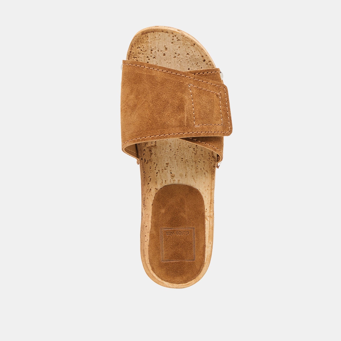 Sandy Chestnut Suede Sandals Dolce Vita