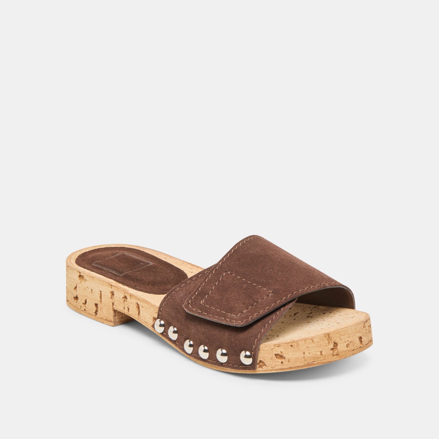 Sandy Dk Brown Suede Sandals Dolce Vita