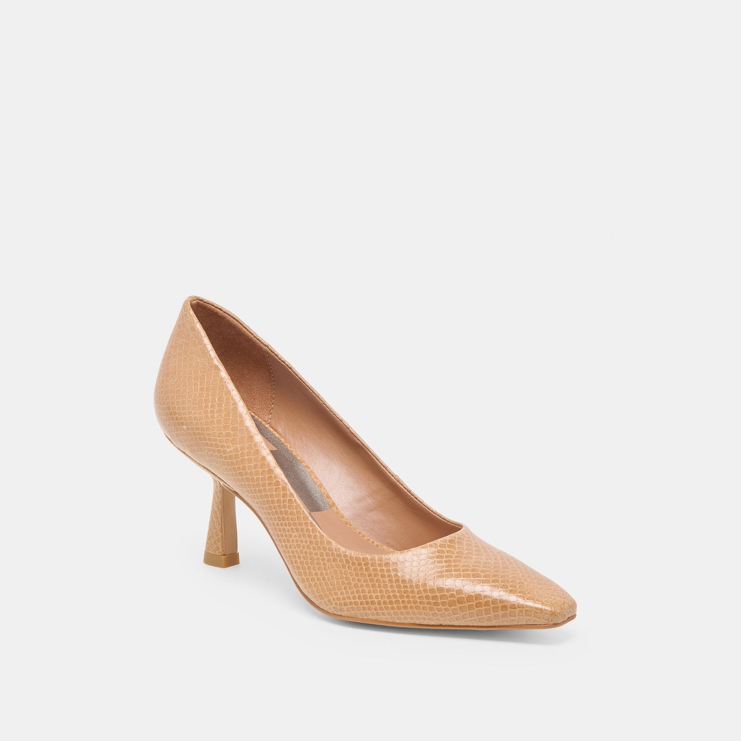 Briona Whiskey Embossed Leather Heels Dolce Vita