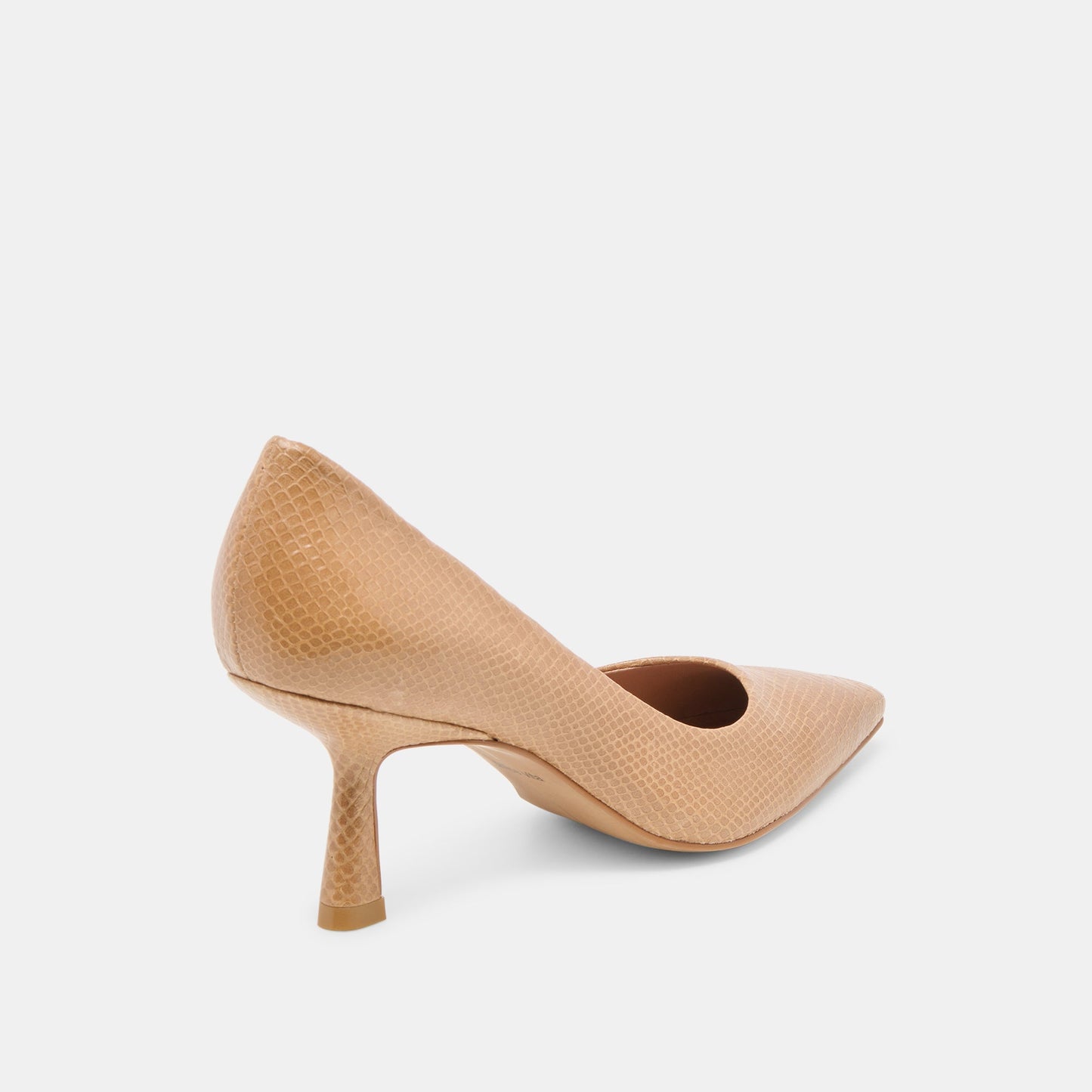 Briona Whiskey Embossed Leather Heels Dolce Vita