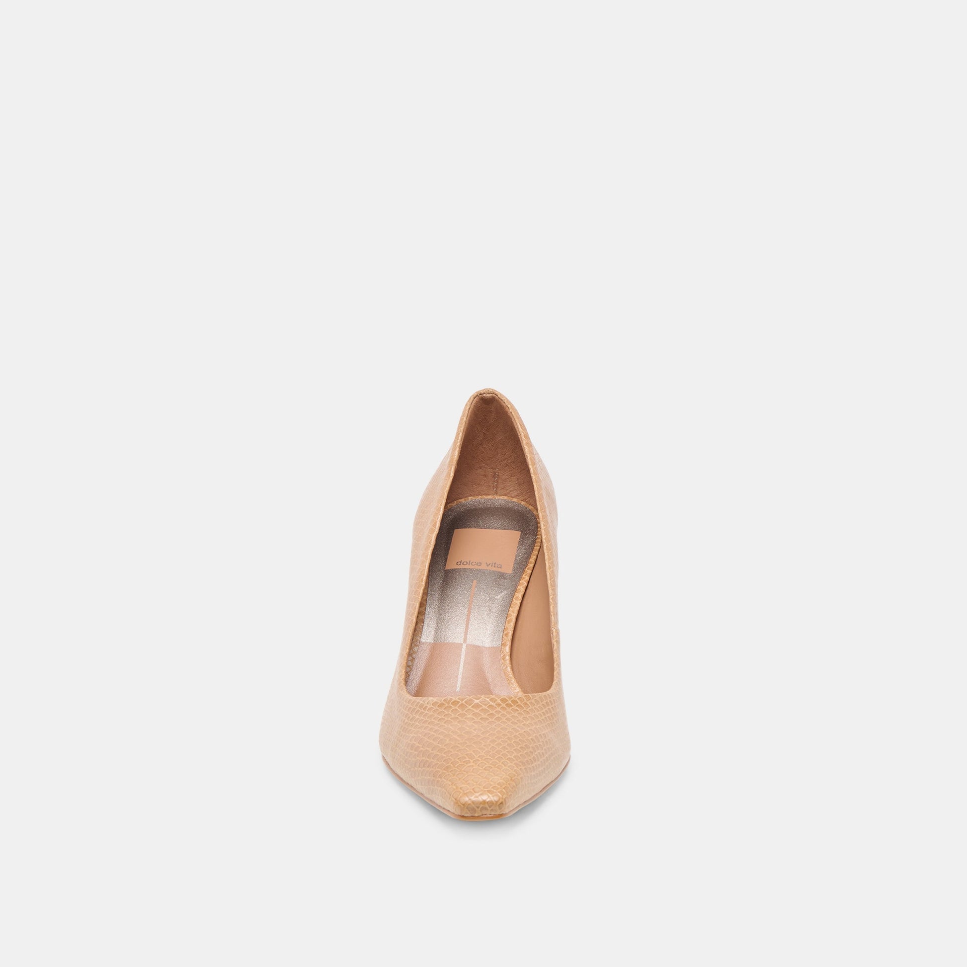 Briona Whiskey Embossed Leather Heels Dolce Vita
