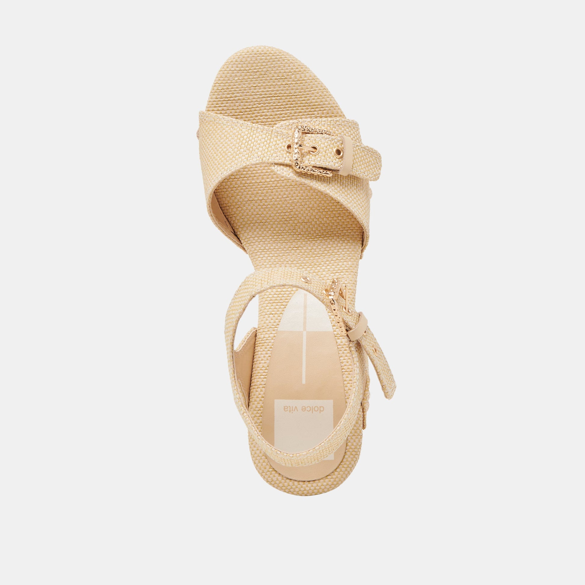 YANDY HEELS LT NATURAL RAFFIA Dolce Vita