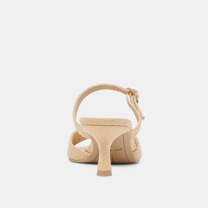 LORALI HEELS LT NATURAL RAFFIA Dolce Vita