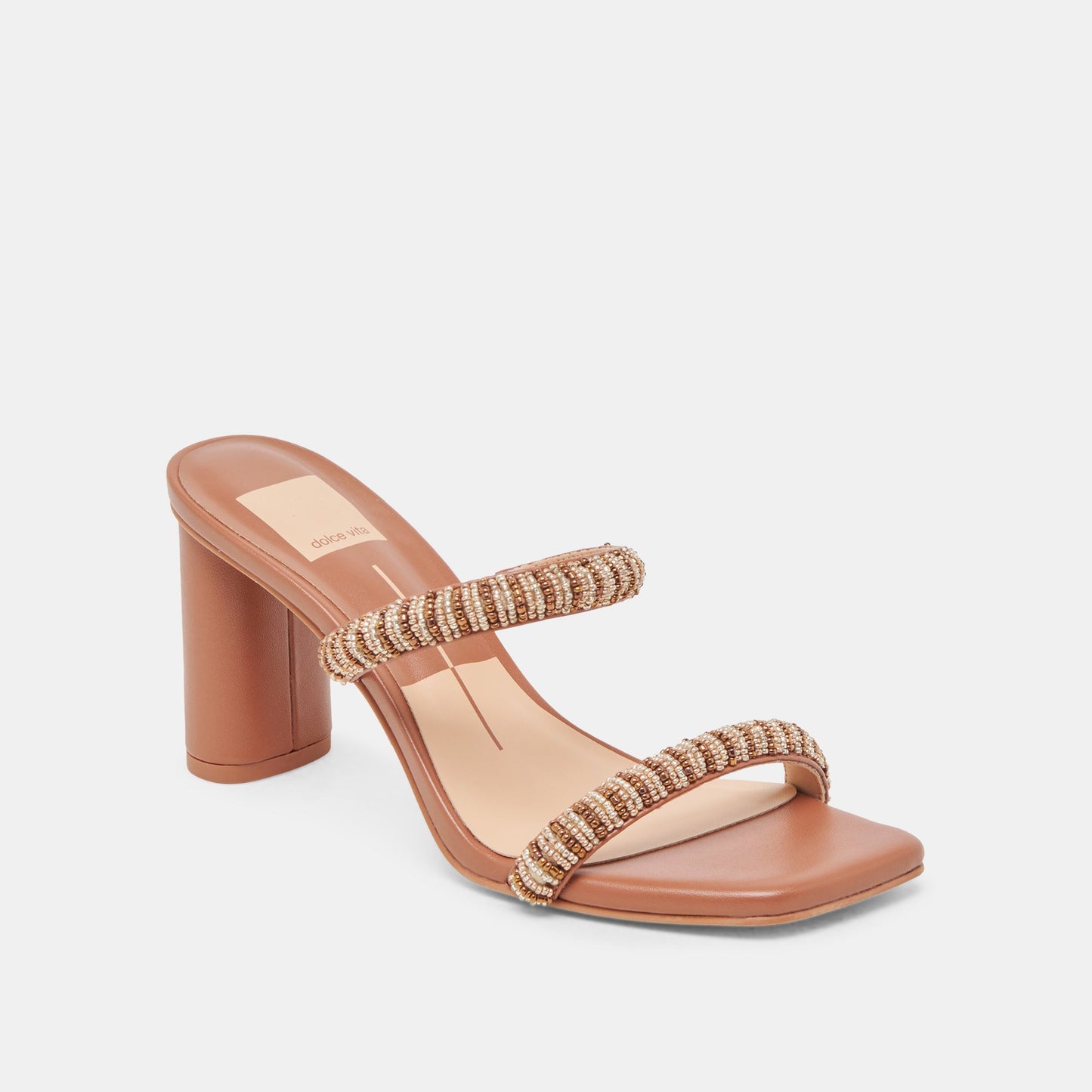 NOLAH HEELS TAN MULTI BEADS Dolce Vita