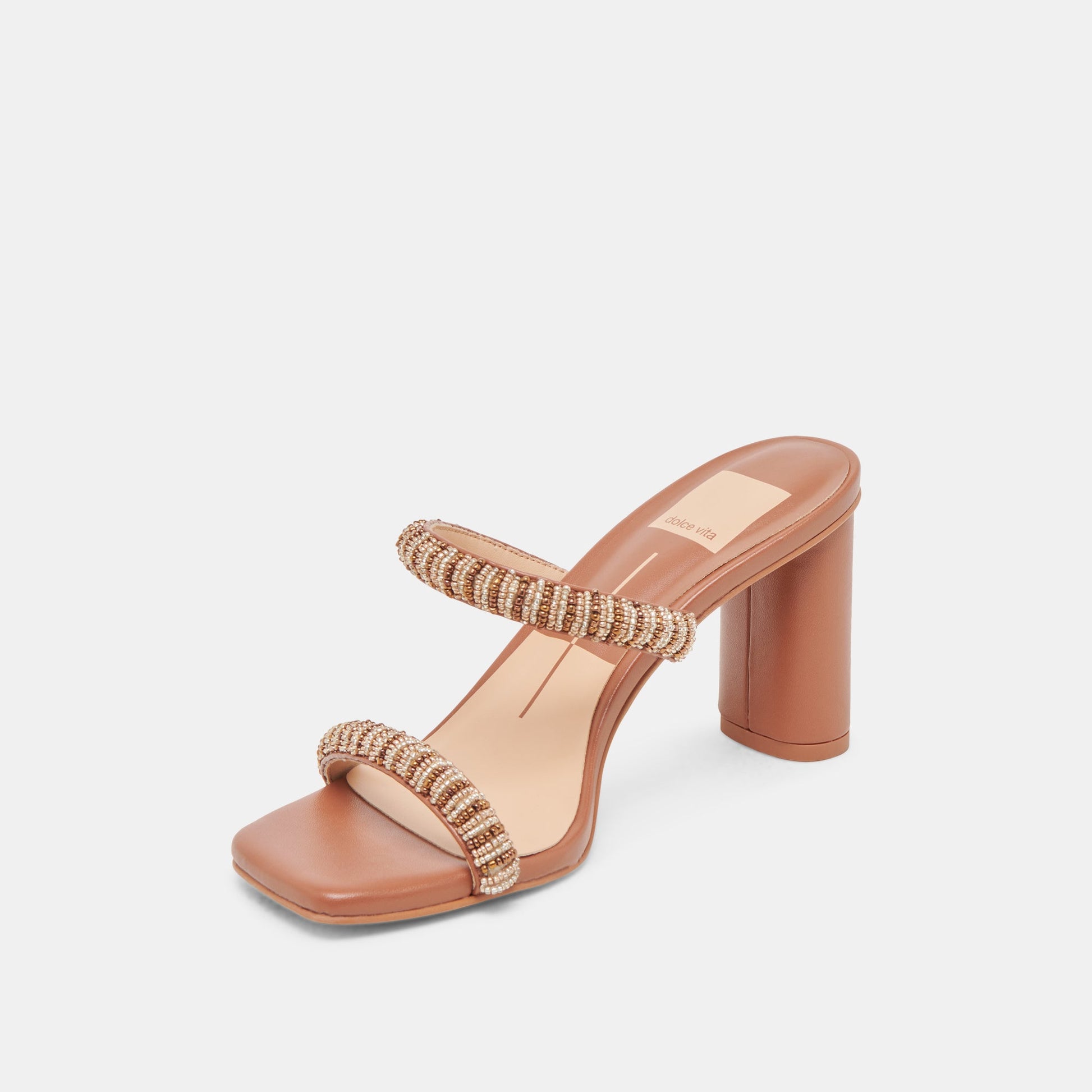 NOLAH HEELS TAN MULTI BEADS Dolce Vita