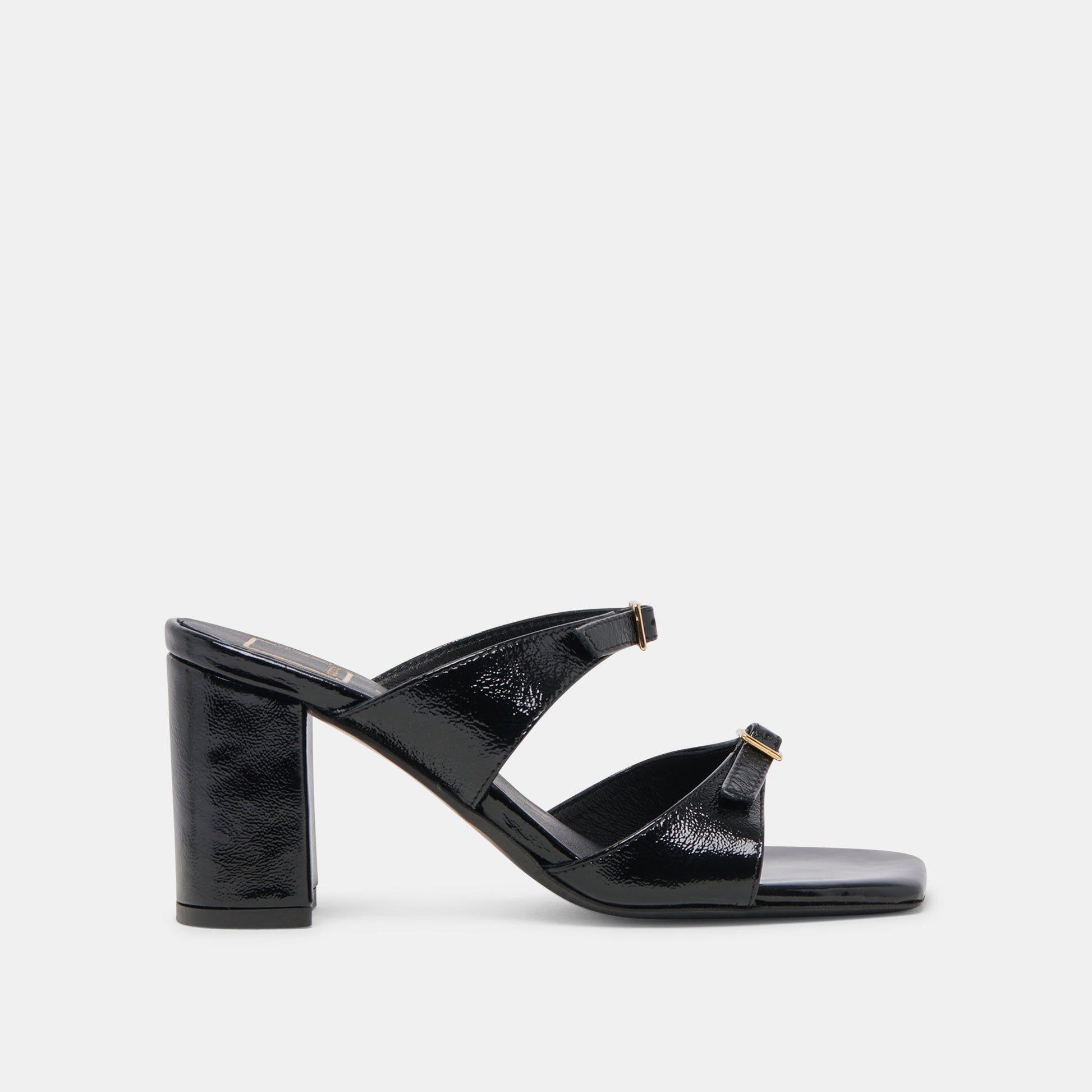 SHANE HEELS MIDNIGHT CRINKLE PATENT Dolce Vita