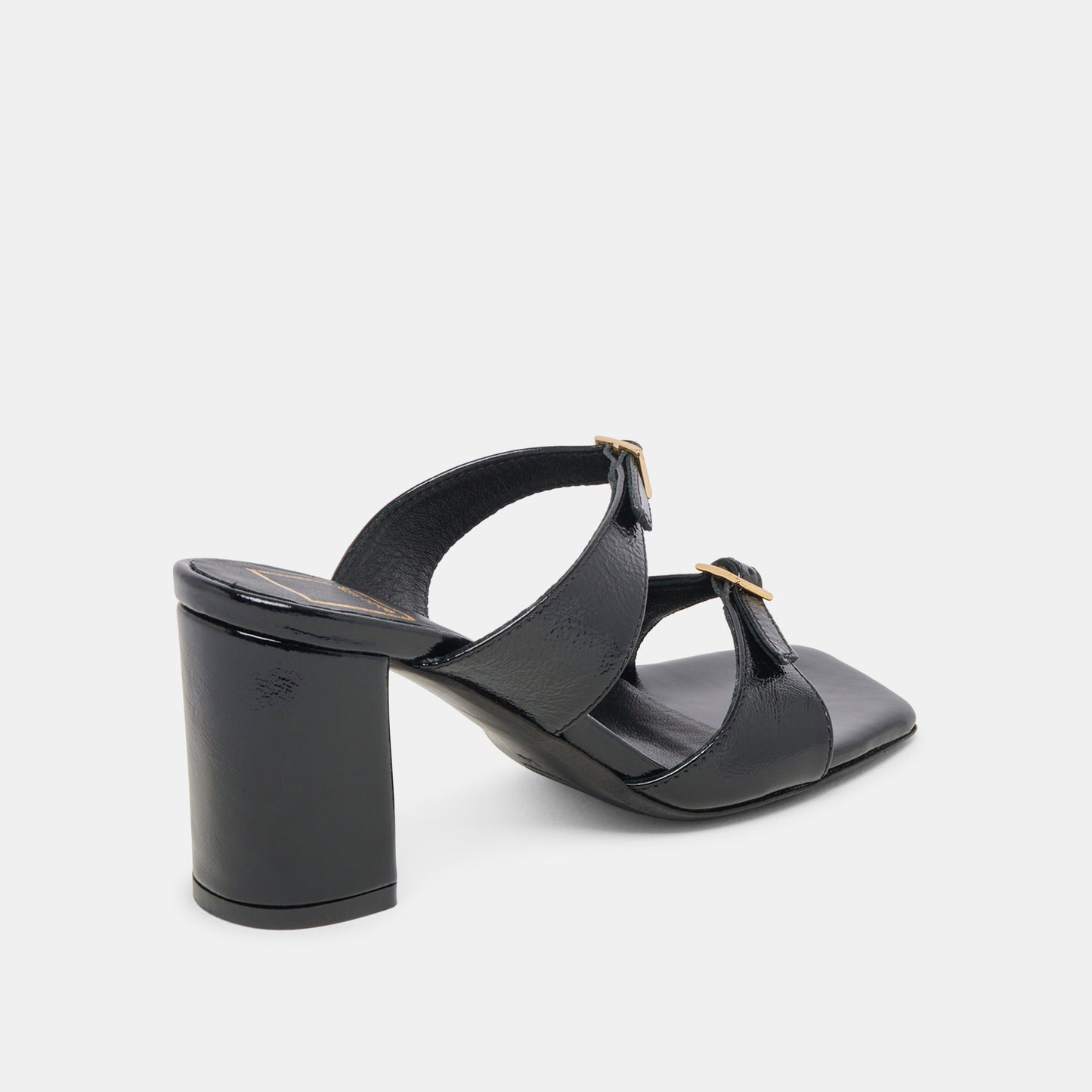SHANE HEELS MIDNIGHT CRINKLE PATENT Dolce Vita