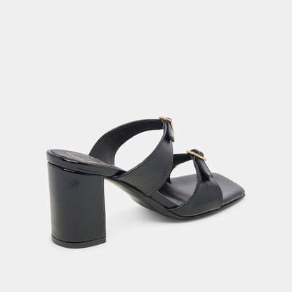 SHANE HEELS MIDNIGHT CRINKLE PATENT Dolce Vita