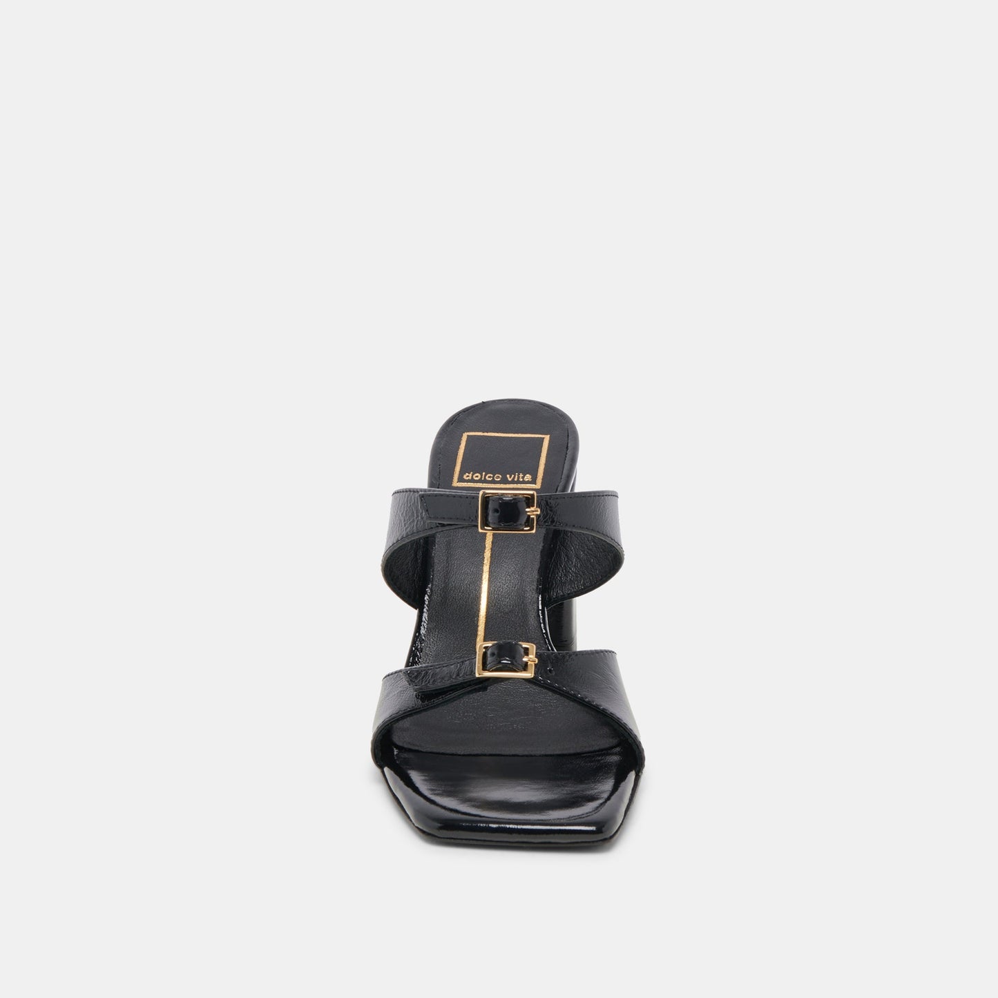 SHANE HEELS MIDNIGHT CRINKLE PATENT Dolce Vita