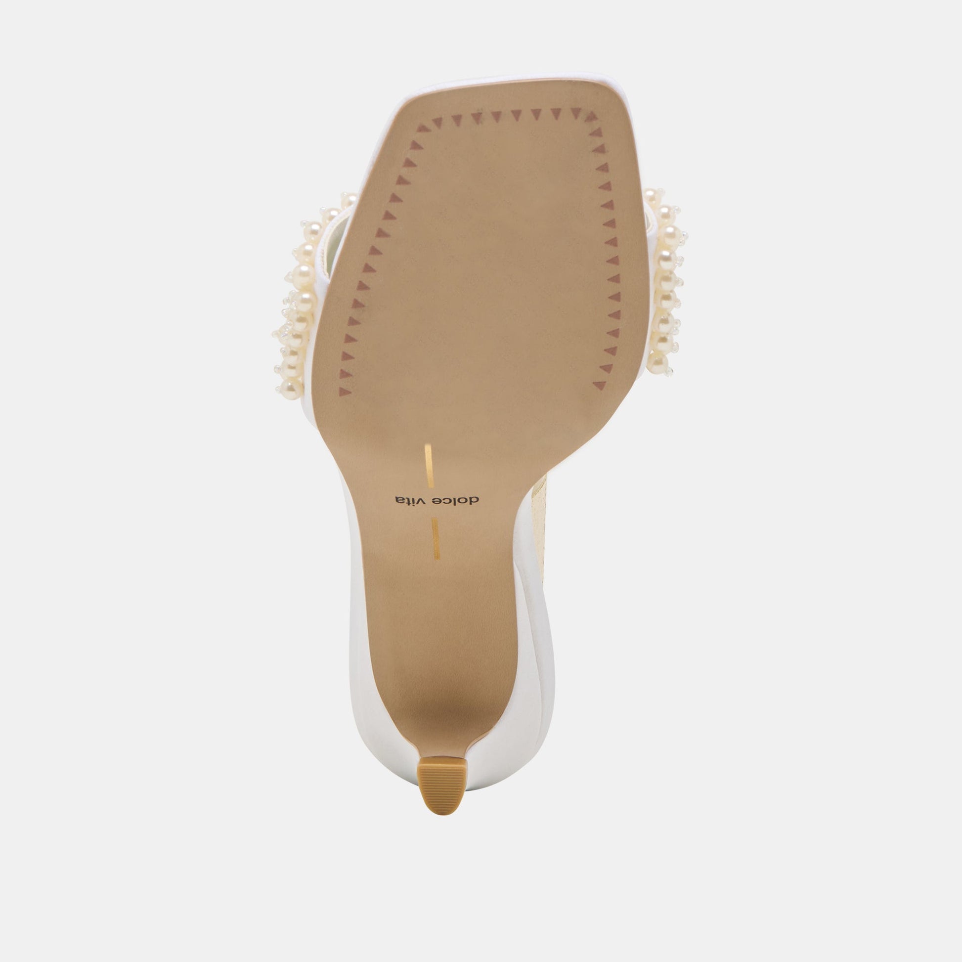 Rexa Pearl Off White Satin Heels Dolce Vita