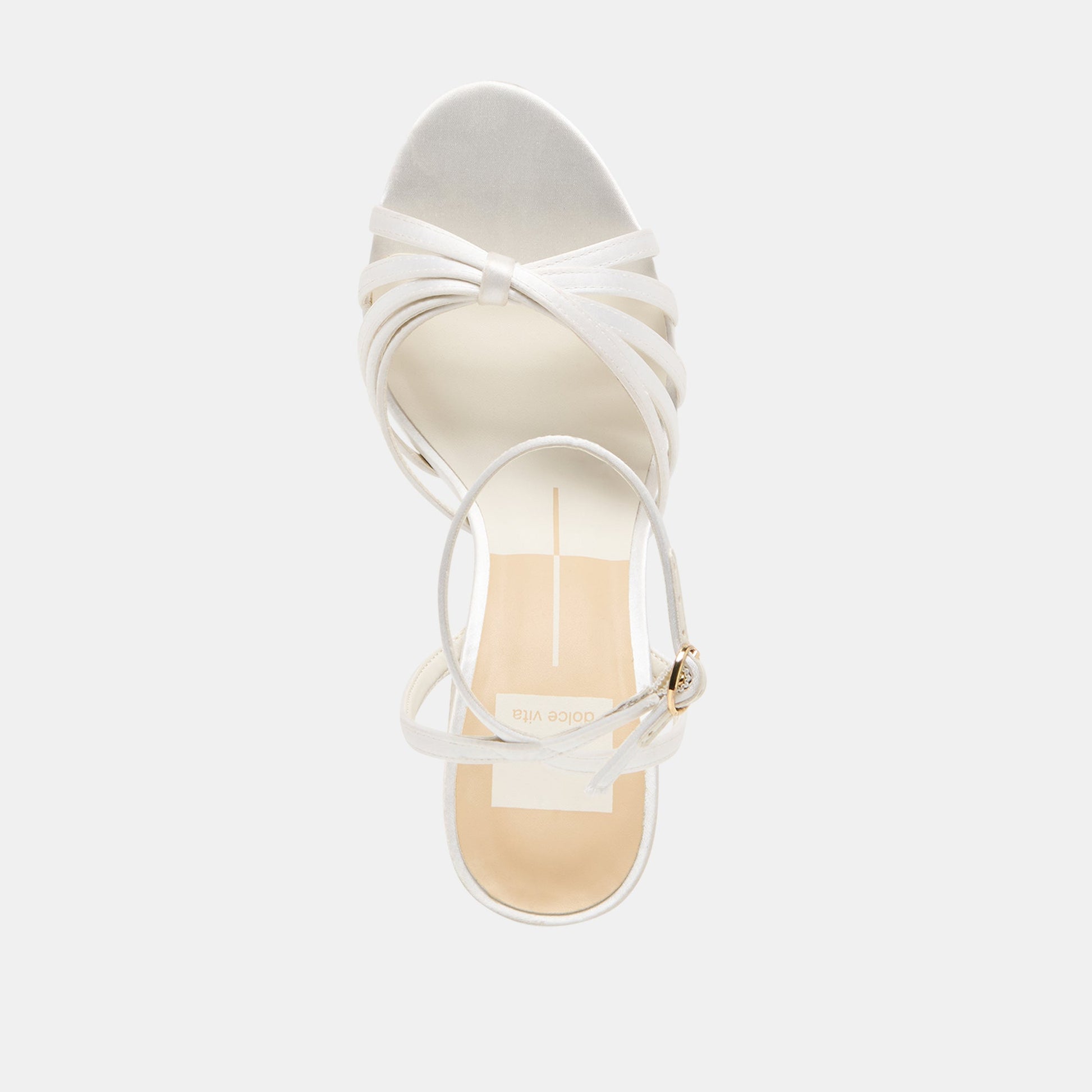 Ronica True White Satin Heels Dolce Vita