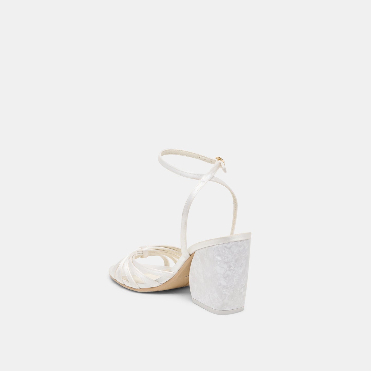 Ronica True White Satin Heels Dolce Vita