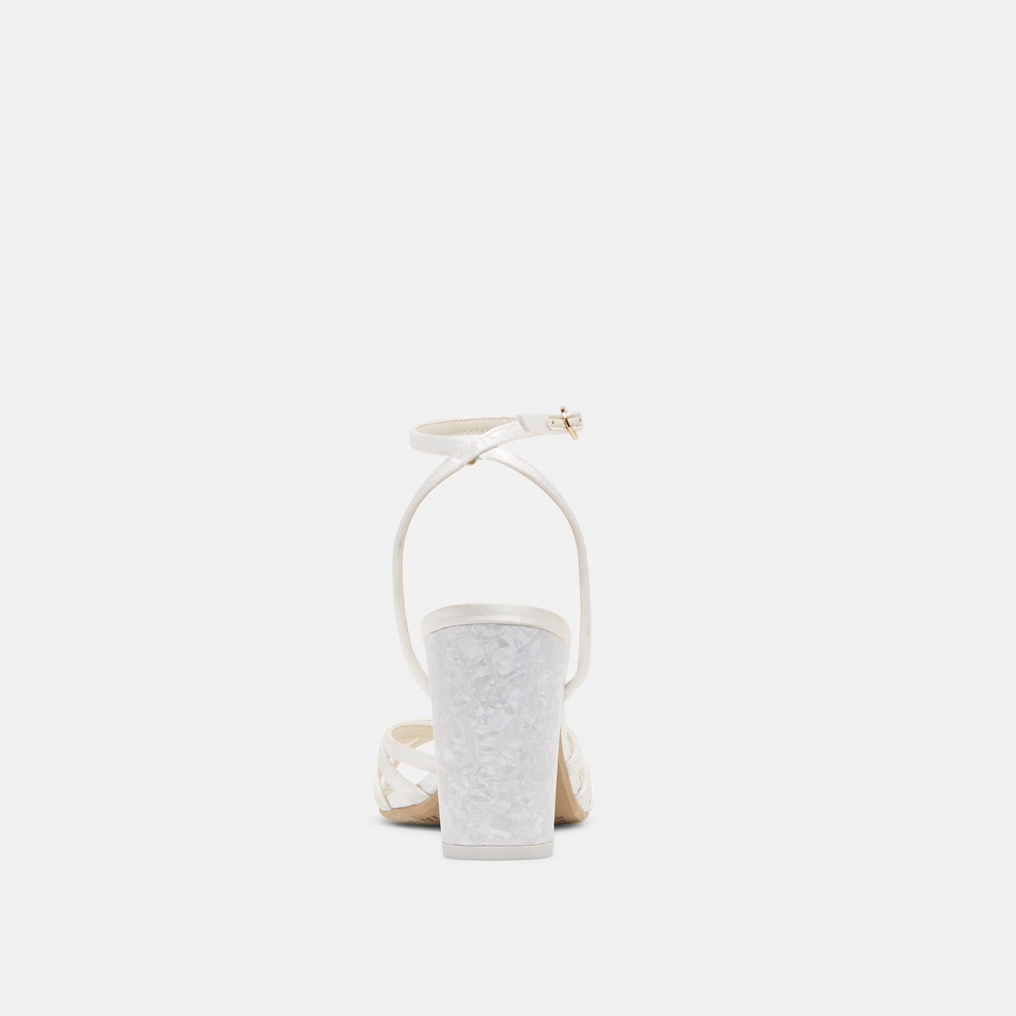 Ronica True White Satin Heels Dolce Vita