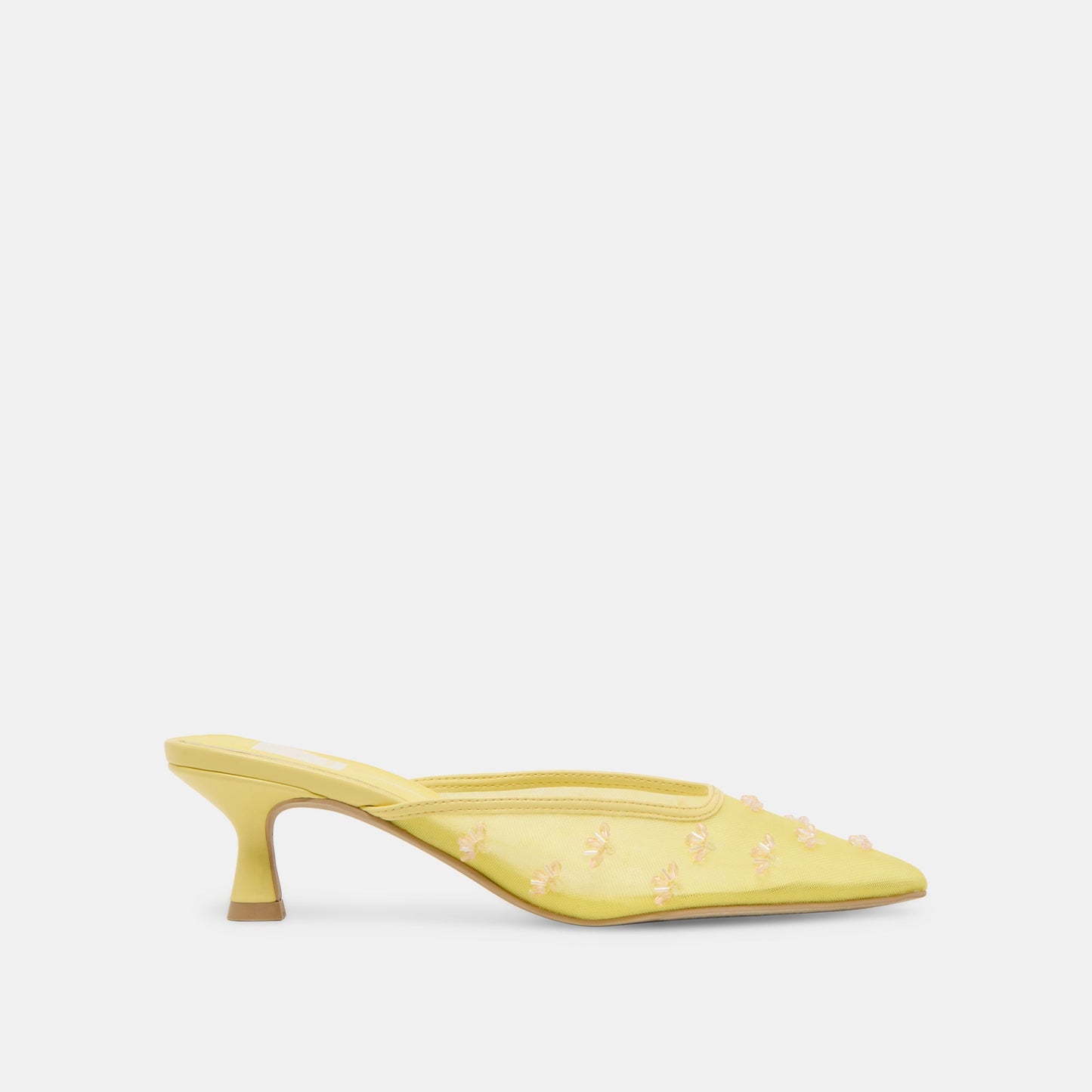 CLARA WIDE HEELS LEMON MESH Dolce Vita