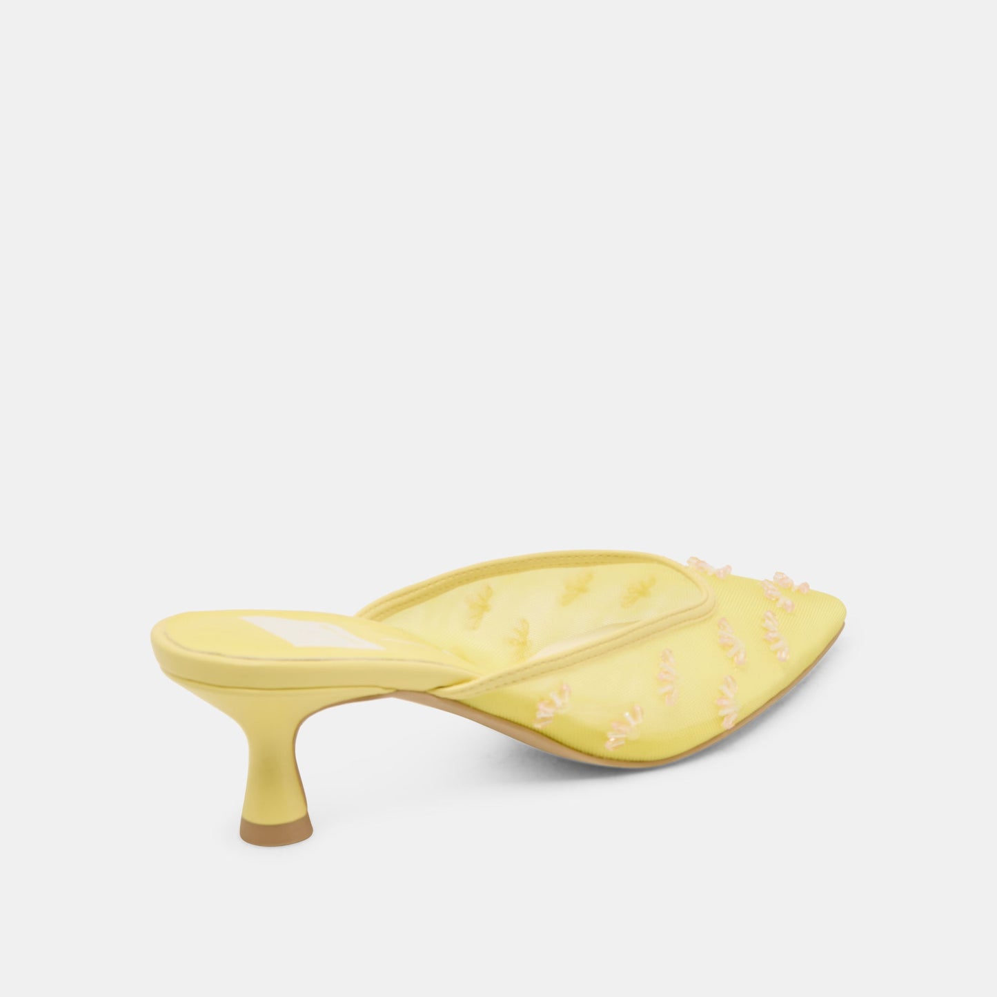 CLARA WIDE HEELS LEMON MESH Dolce Vita