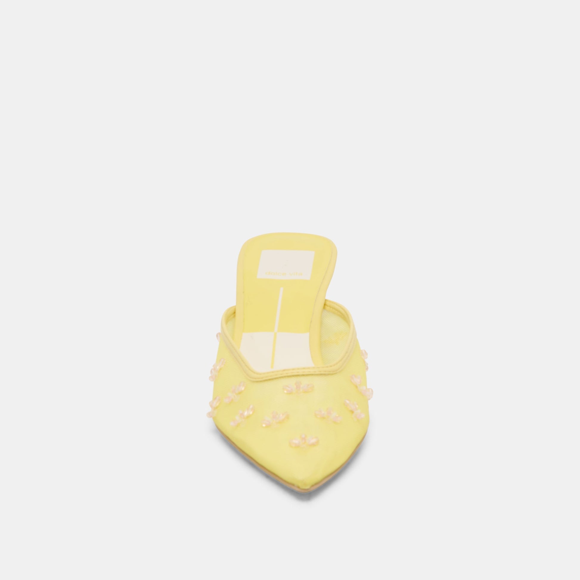 CLARA WIDE HEELS LEMON MESH Dolce Vita