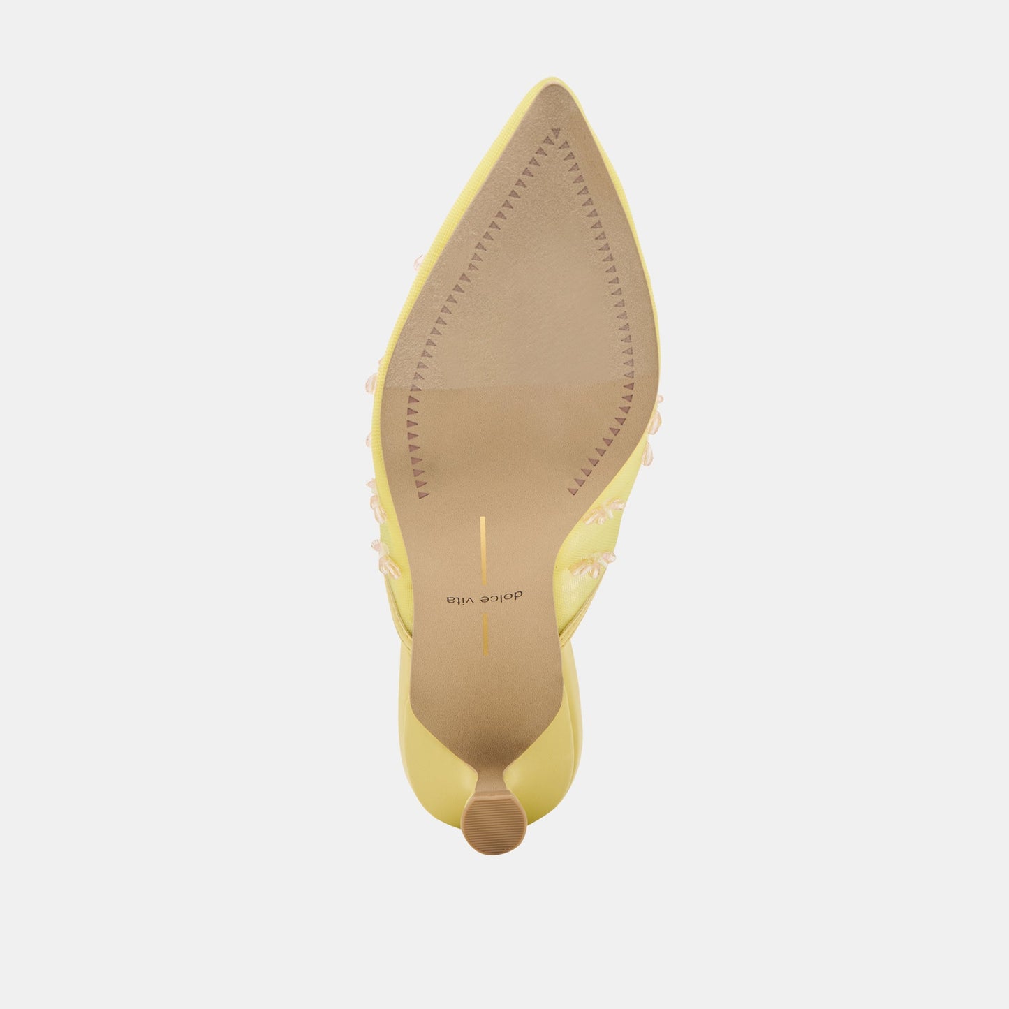 CLARA WIDE HEELS LEMON MESH Dolce Vita