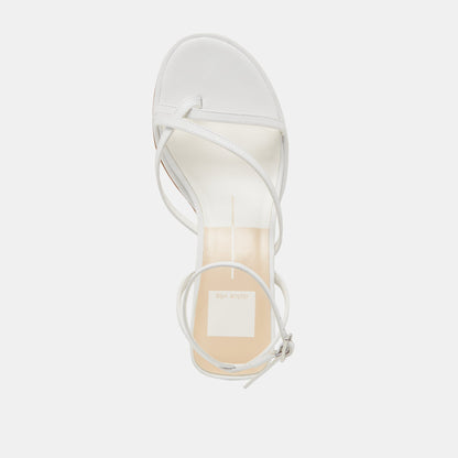 MORAH HEELS TRUE WHITE LEATHER Dolce Vita