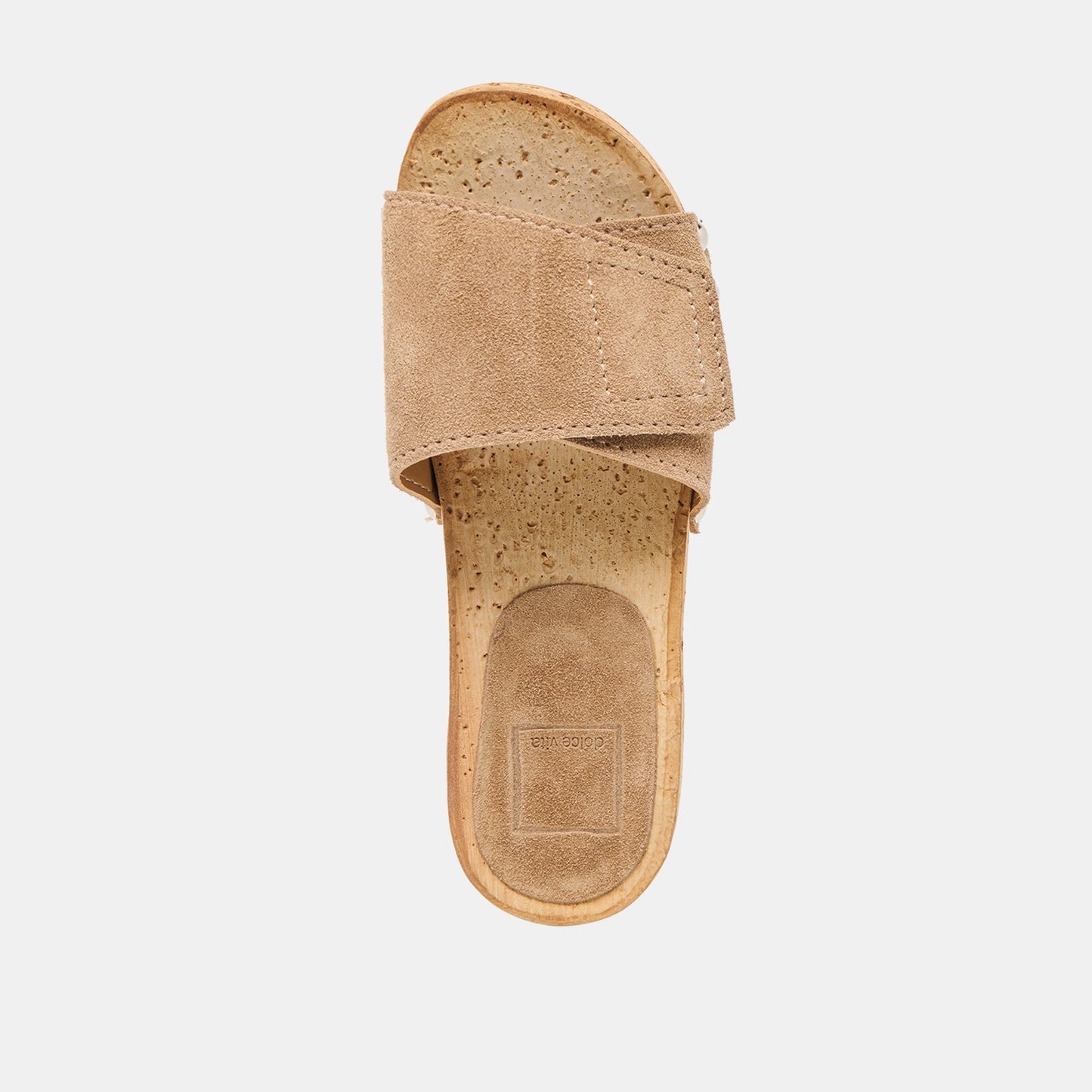 Sandy Taupe Suede Sandals Dolce Vita