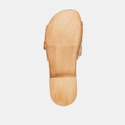 Sandy Taupe Suede Sandals Dolce Vita