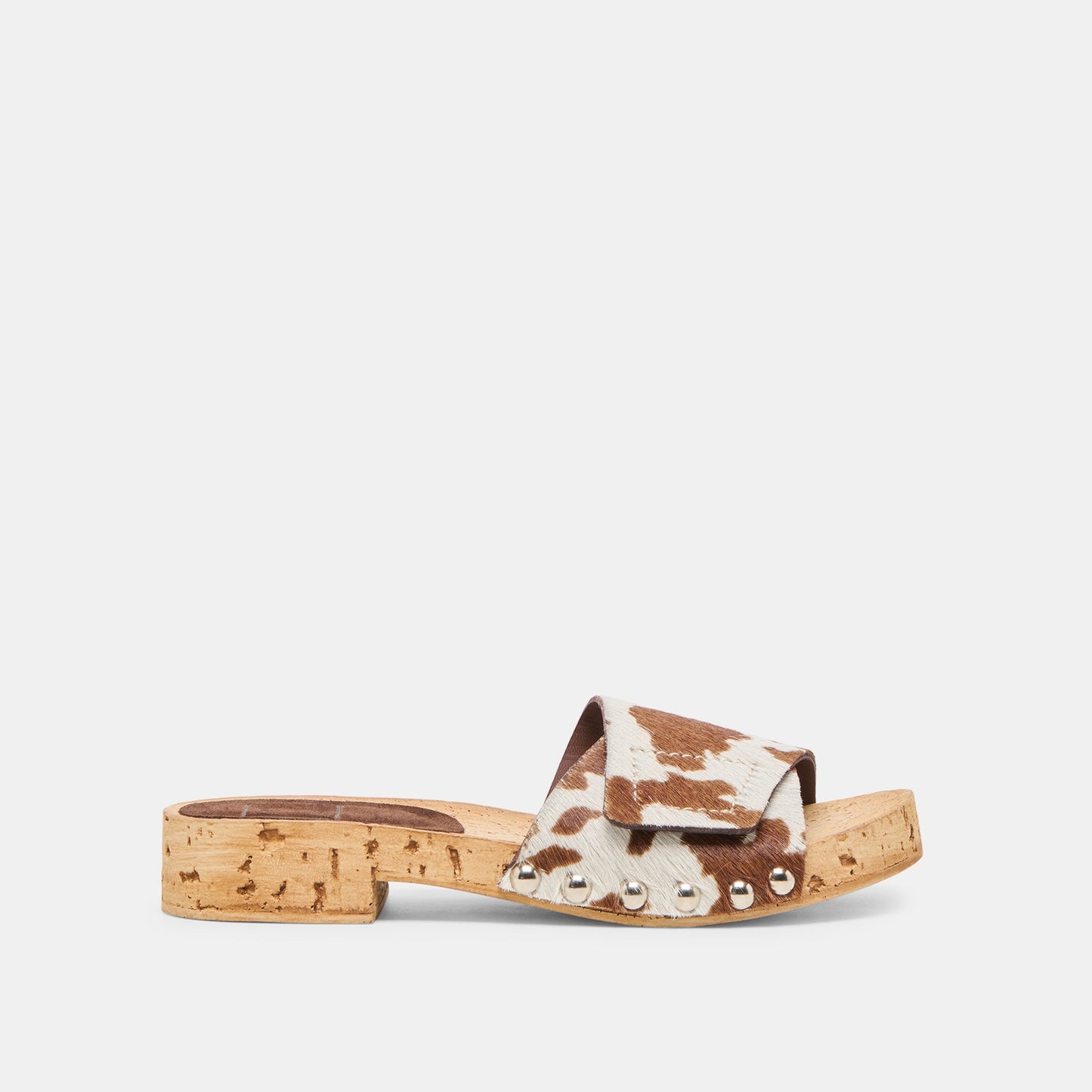 Sandy Cocoa Taurus Calf Hair Sandals Dolce Vita
