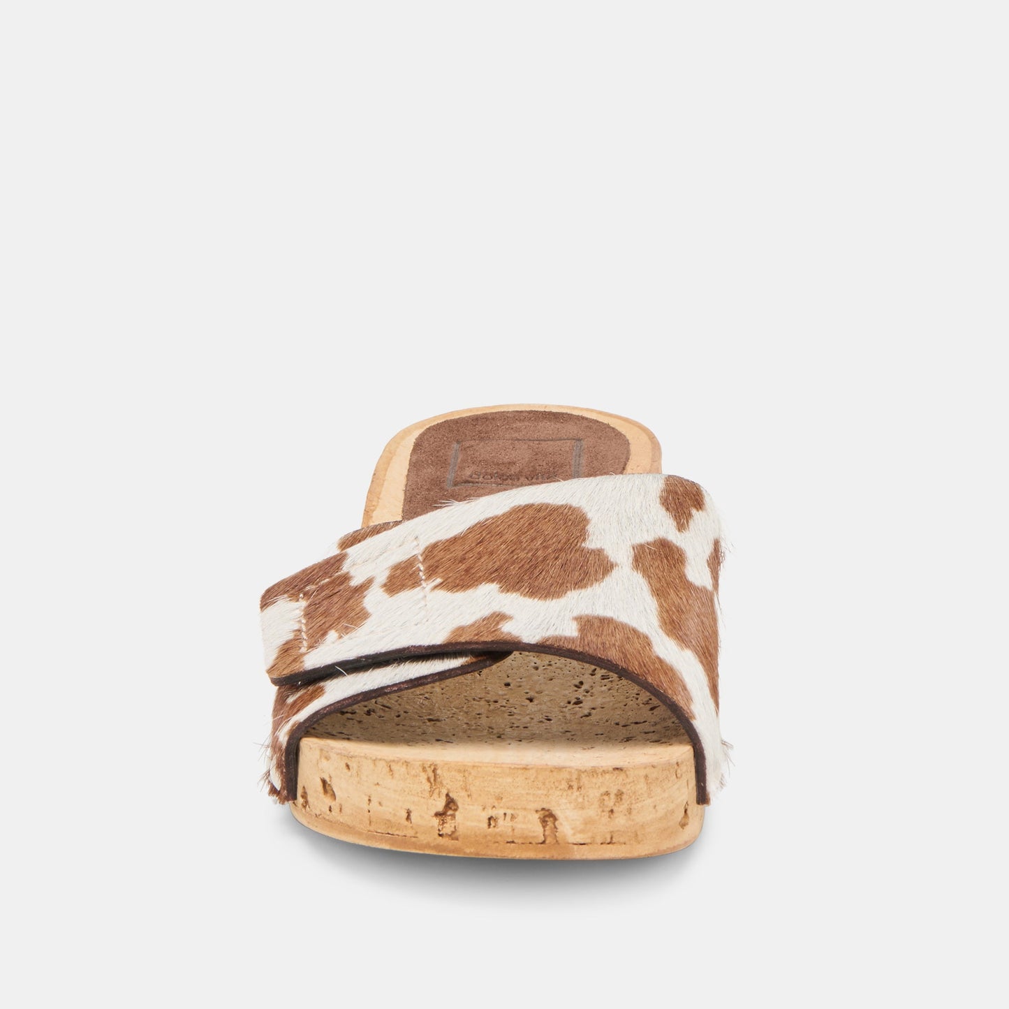 Sandy Cocoa Taurus Calf Hair Sandals Dolce Vita
