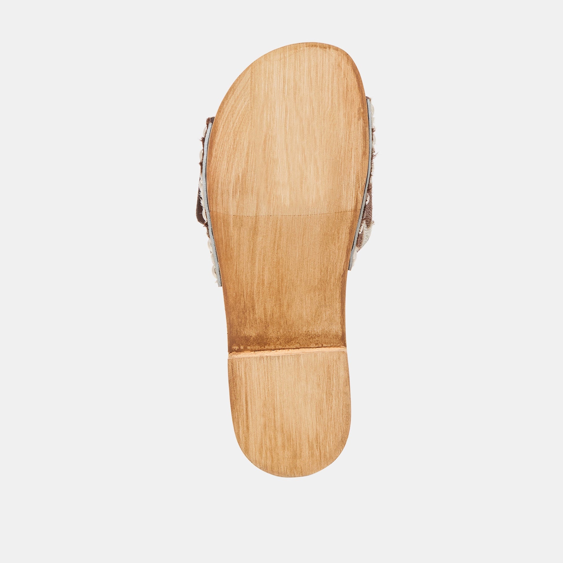 Sandy Cocoa Taurus Calf Hair Sandals Dolce Vita