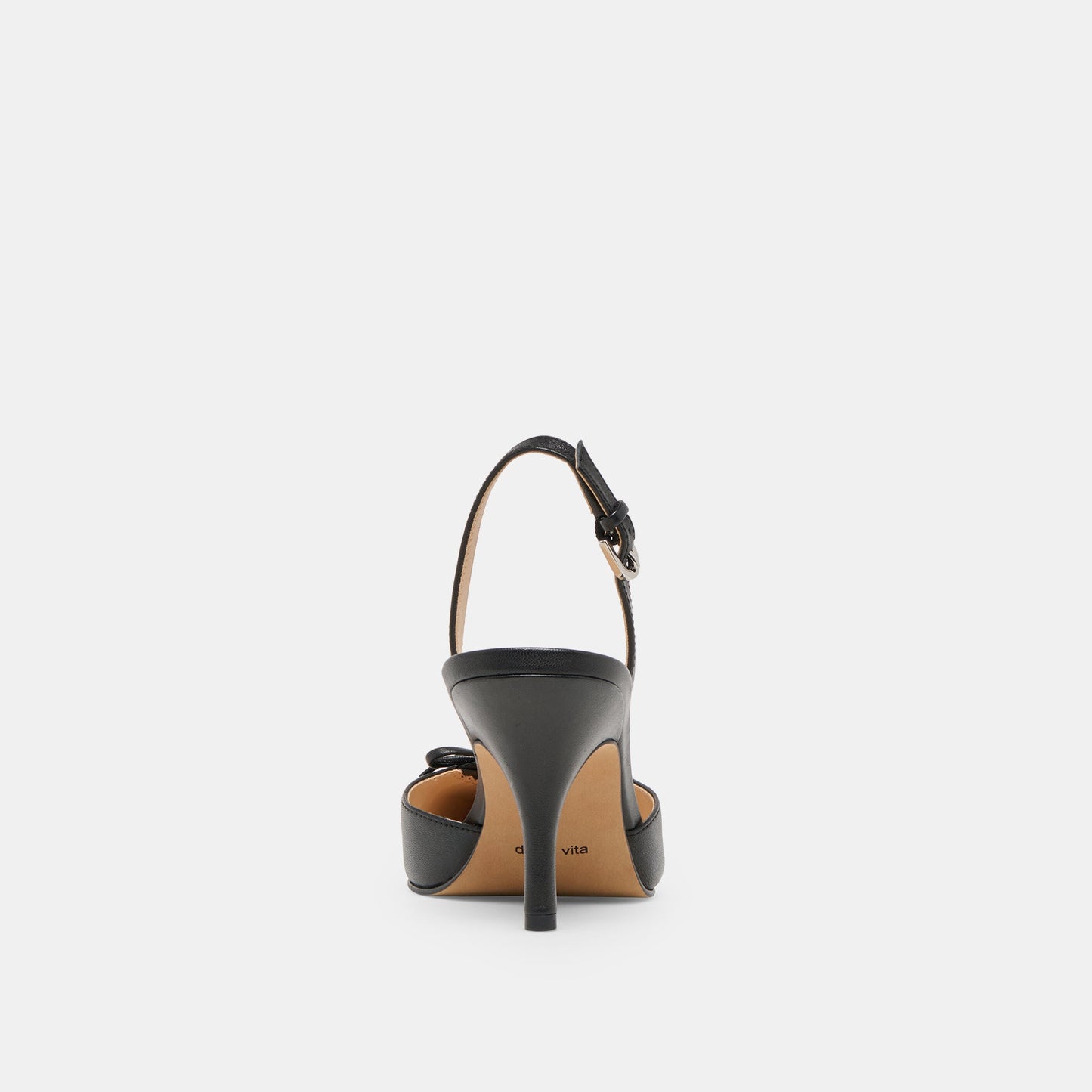 Hamya Black Leather Heels Dolce Vita