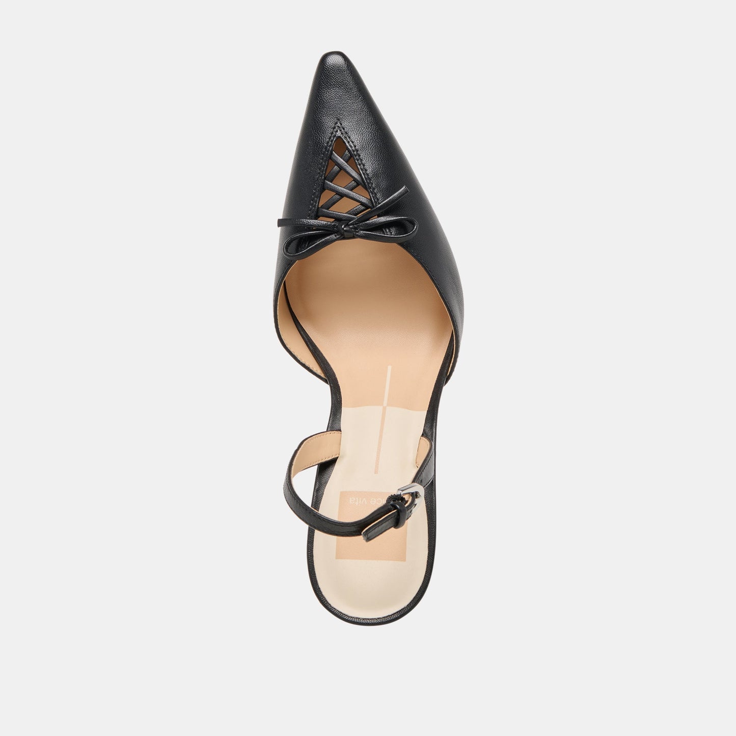 Hamya Black Leather Heels Dolce Vita