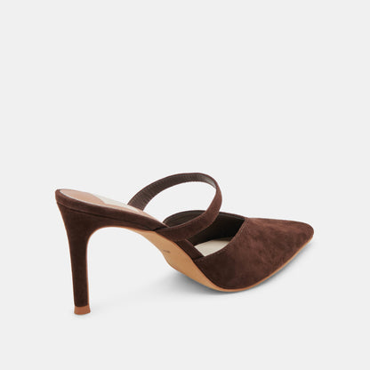KANIKA HEELS DK BROWN SUEDE Dolce Vita