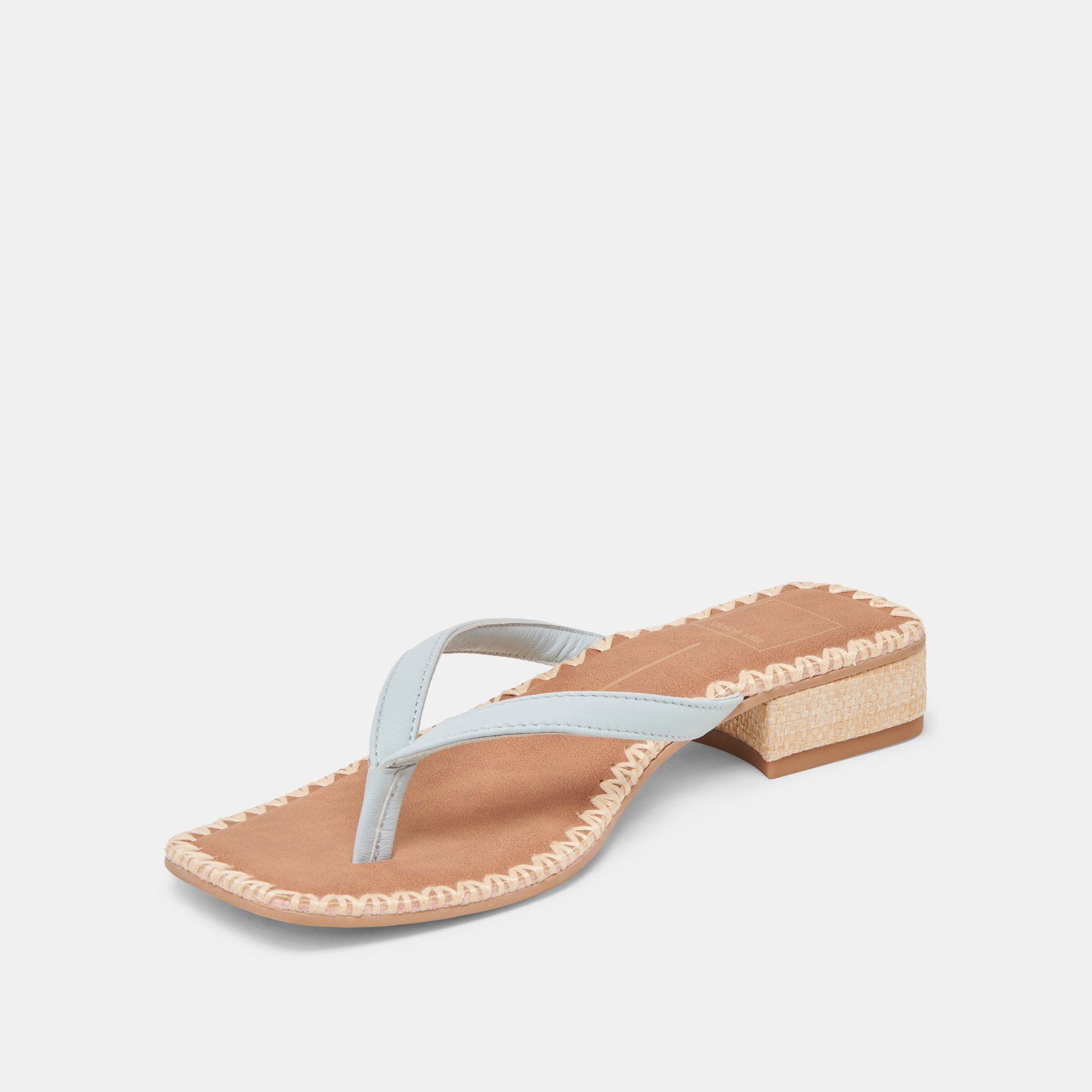 BARTY SANDALS ICE BLUE LEATHER Dolce Vita