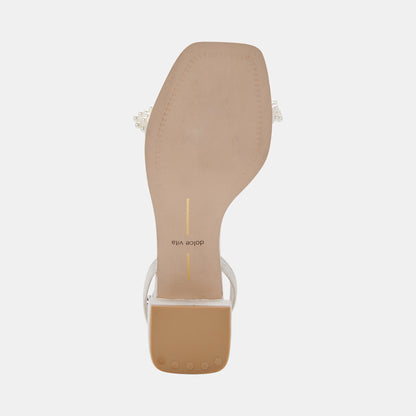 ZALIMA HEELS VANILLA PEARLS Dolce Vita