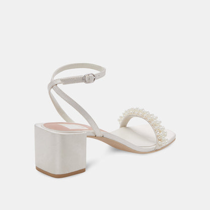 ZALIMA HEELS VANILLA PEARLS Dolce Vita