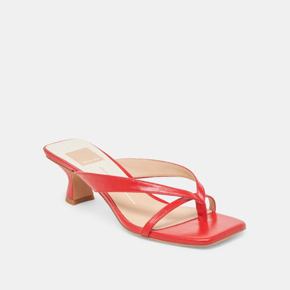 BREVEL WIDE HEELS CHILI LEATHER Dolce Vita