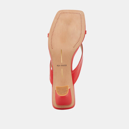 BREVEL WIDE HEELS CHILI LEATHER Dolce Vita