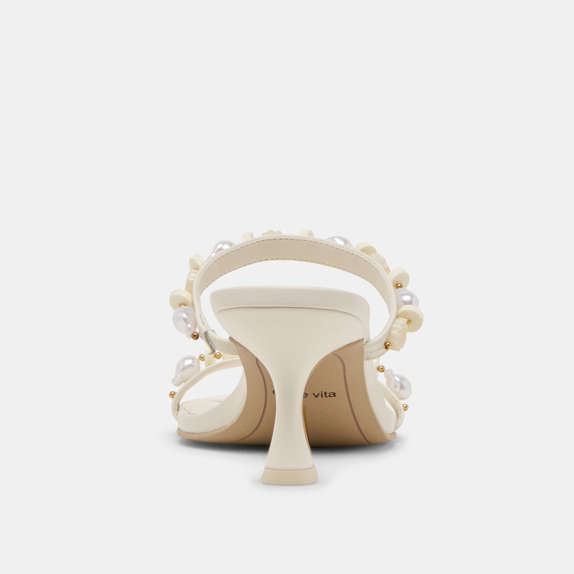 GRASON HEELS WHITE LEATHER Dolce Vita