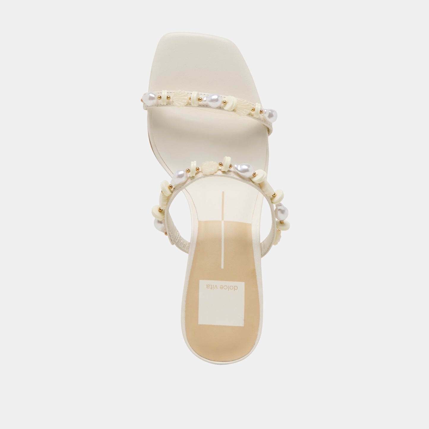GRASON HEELS WHITE LEATHER Dolce Vita