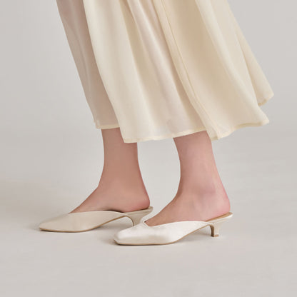 UMARA HEELS IVORY SATIN Dolce Vita