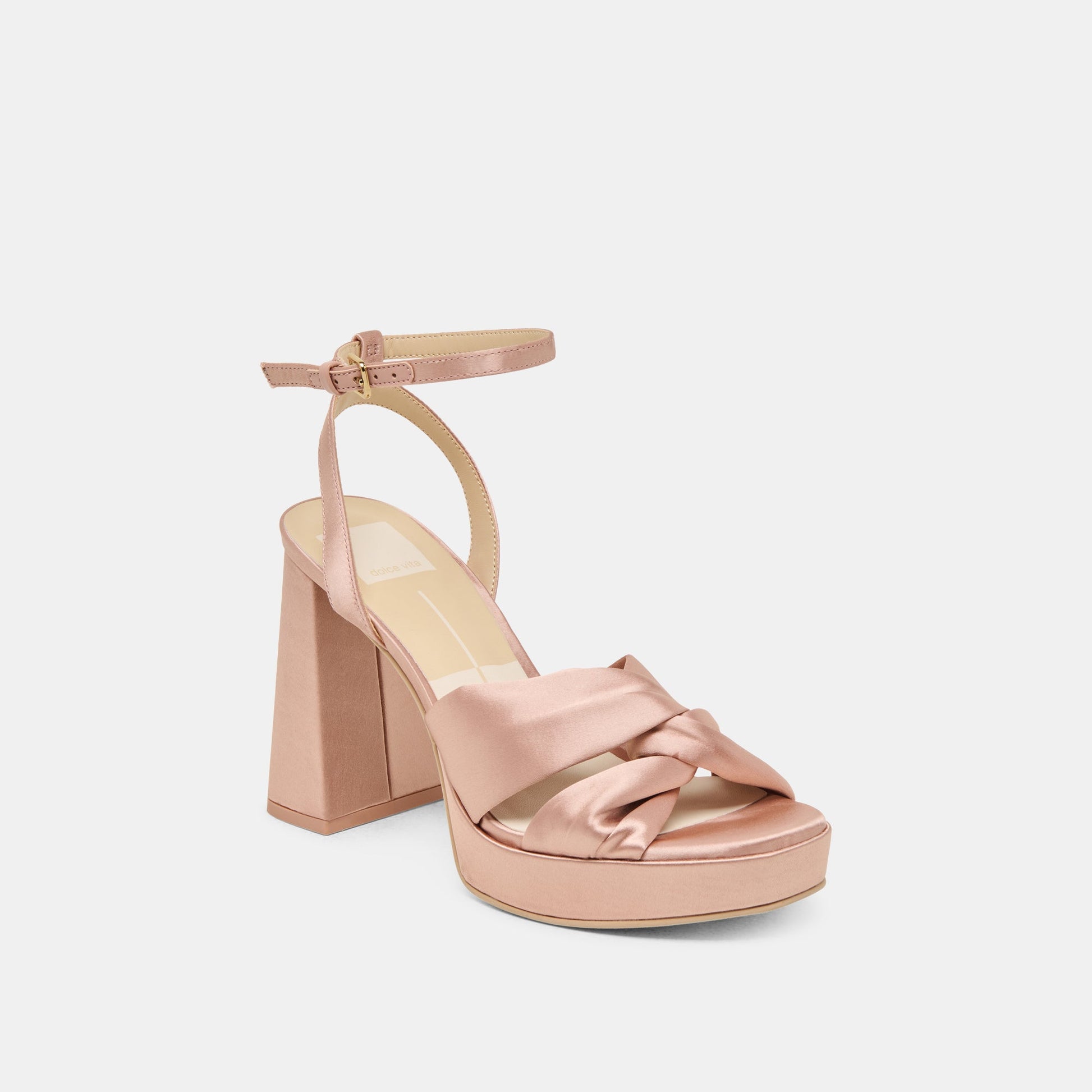 PARLO HEELS BLUSH SATIN Dolce Vita