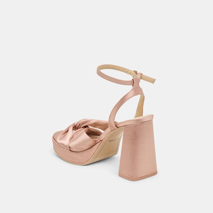 PARLO HEELS BLUSH SATIN Dolce Vita