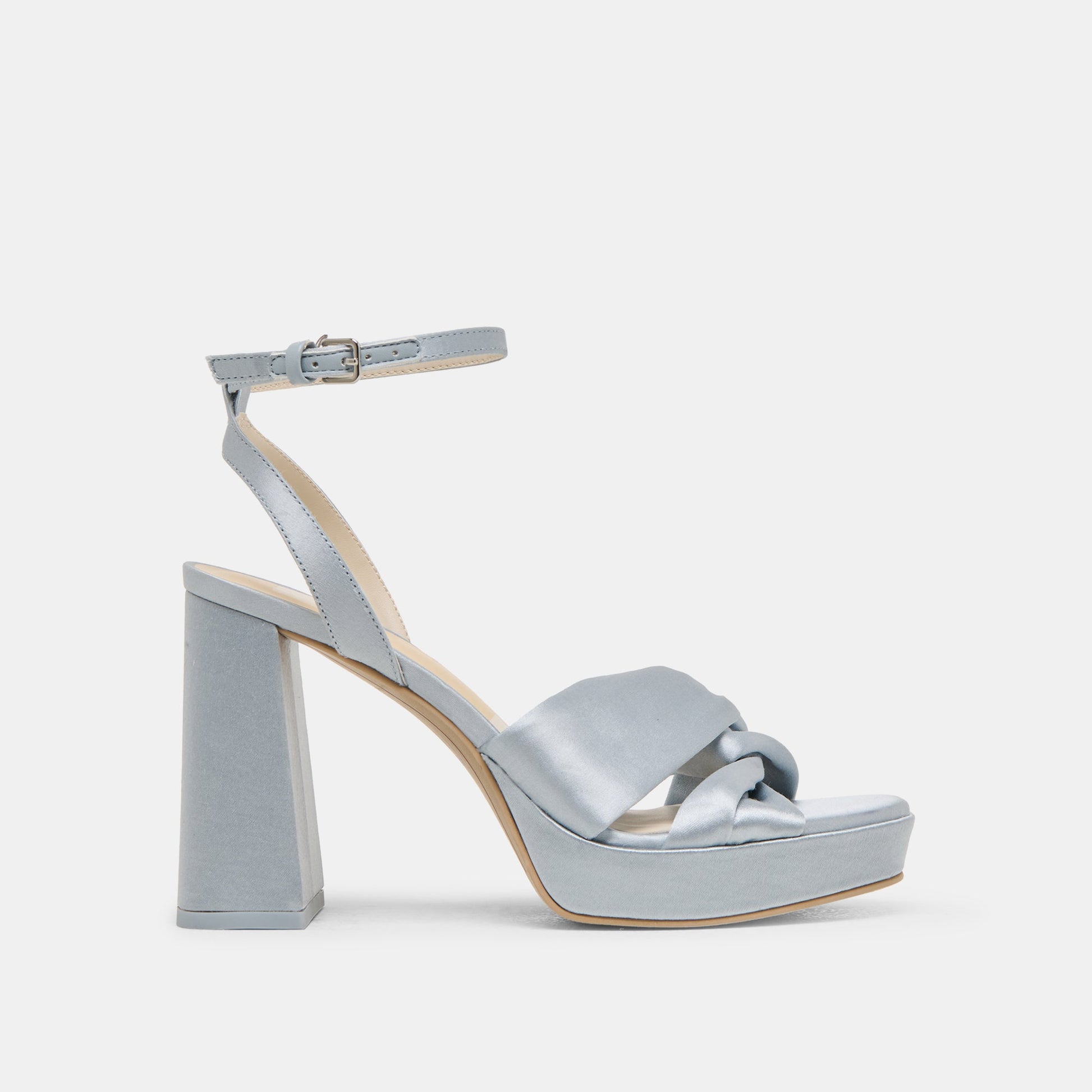 PARLO HEELS LIGHT BLUE SATIN Dolce Vita