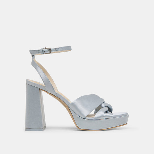 PARLO HEELS LIGHT BLUE SATIN Dolce Vita