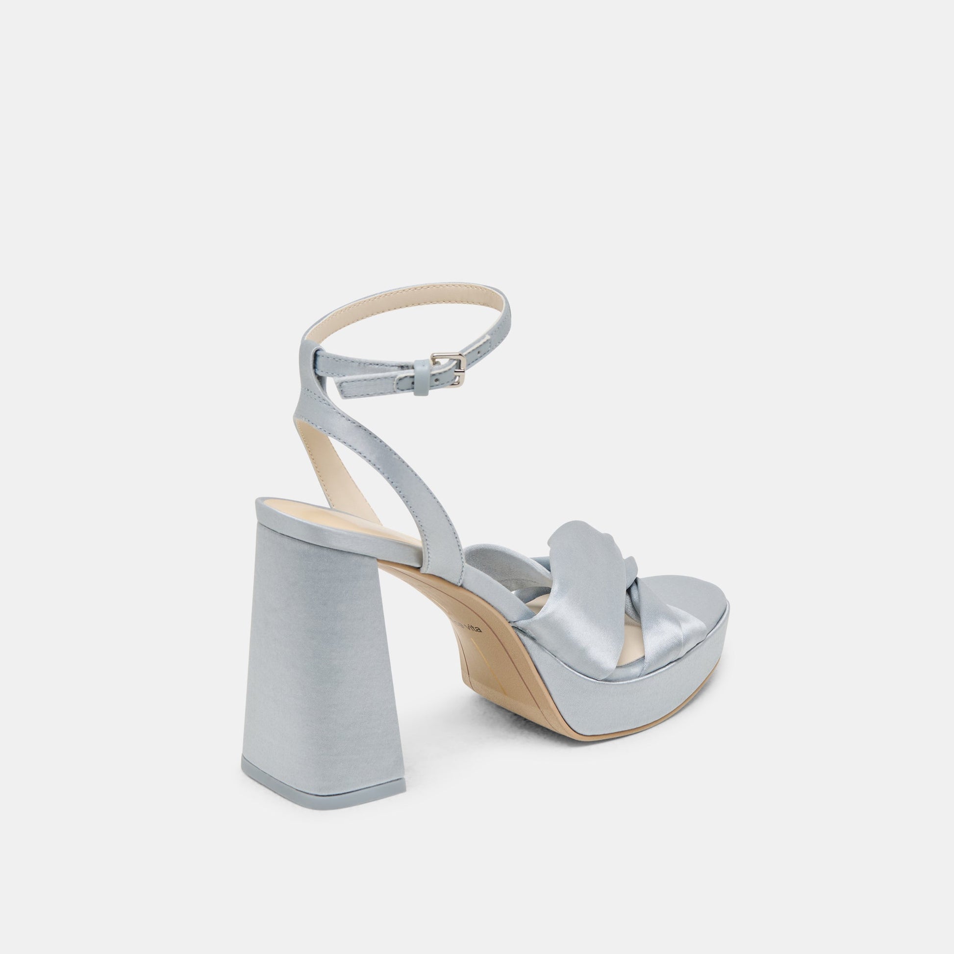PARLO HEELS LIGHT BLUE SATIN Dolce Vita
