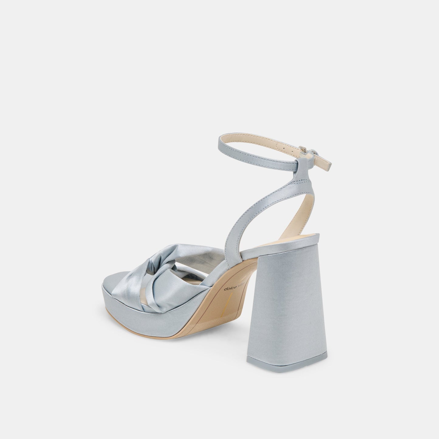 PARLO HEELS LIGHT BLUE SATIN Dolce Vita