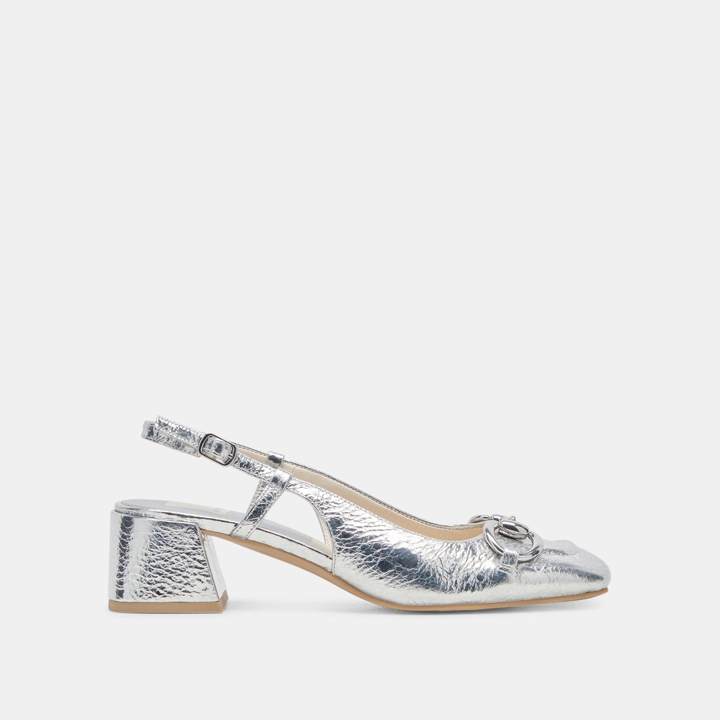 MELLI HEELS SILVER DISTRESSED LEATHER Dolce Vita