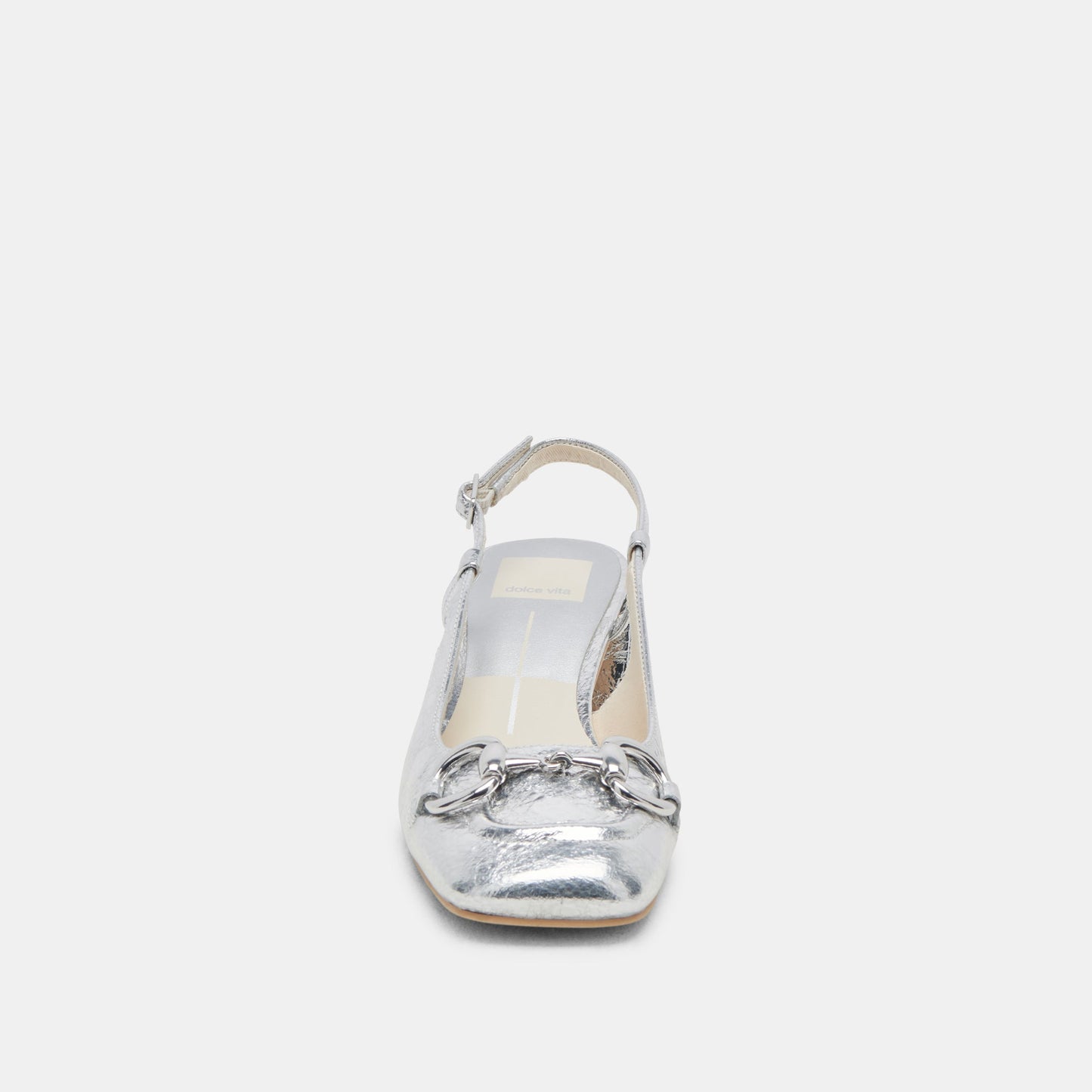 MELLI HEELS SILVER DISTRESSED LEATHER Dolce Vita