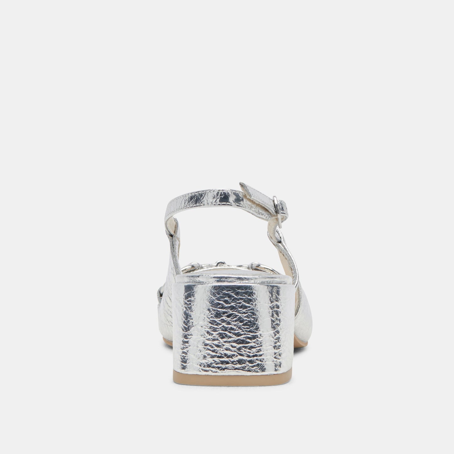 MELLI HEELS SILVER DISTRESSED LEATHER Dolce Vita