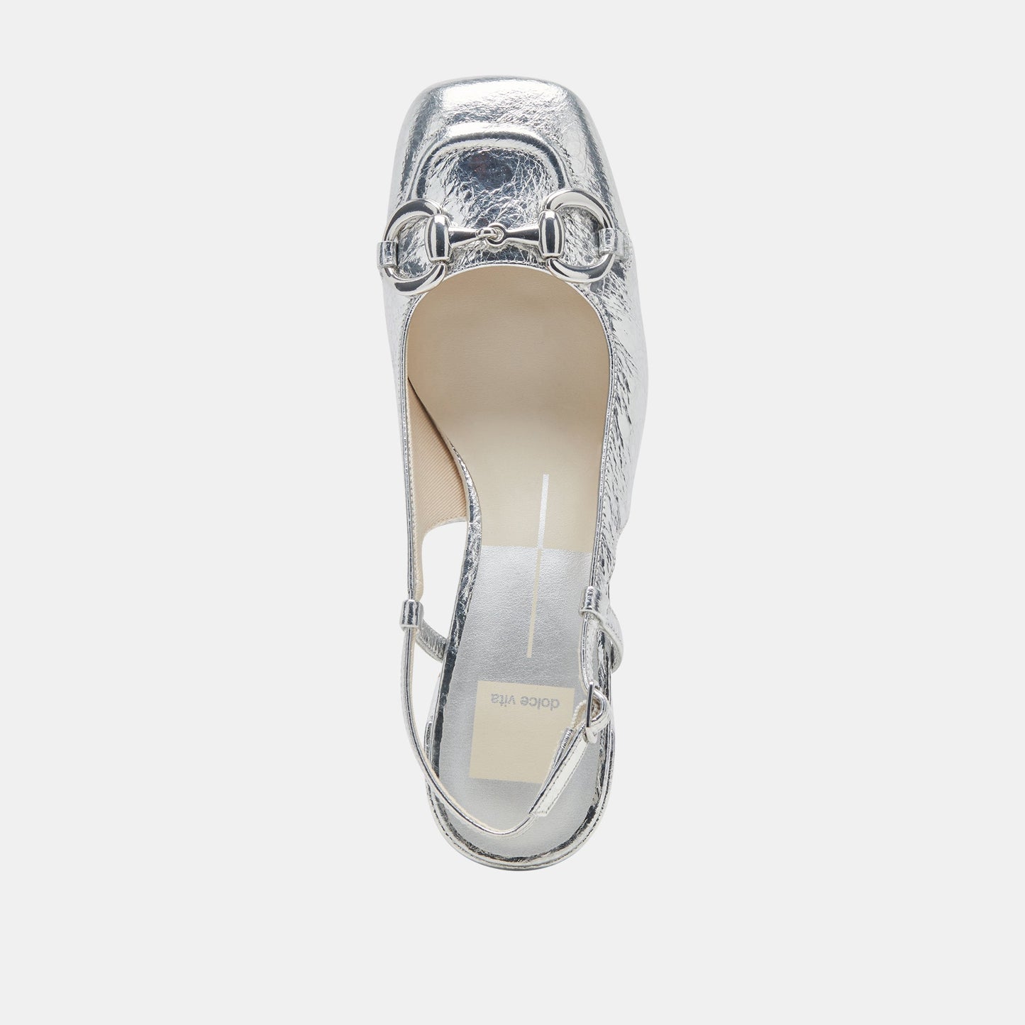 MELLI HEELS SILVER DISTRESSED LEATHER Dolce Vita