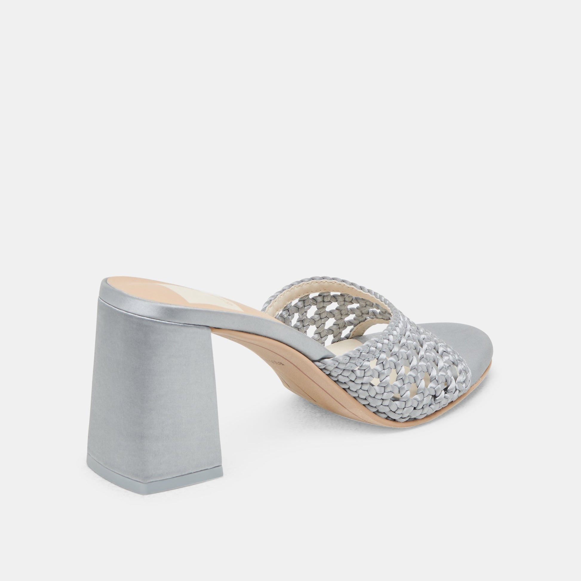 MARGOE HEELS LIGHT BLUE WOVEN SATIN Dolce Vita