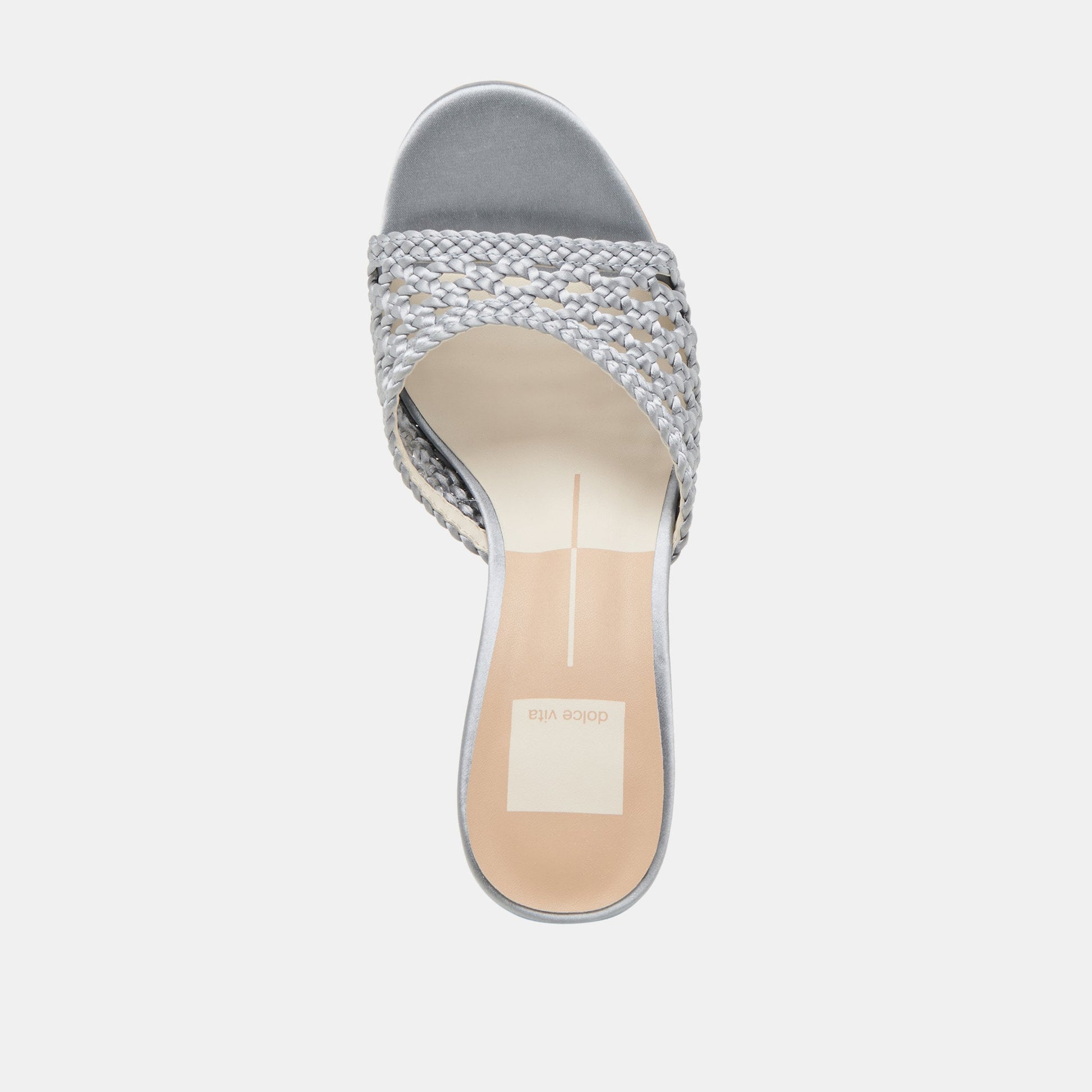 MARGOE HEELS LIGHT BLUE WOVEN SATIN Dolce Vita